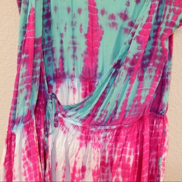 OndadeMar boho tie dye swimsuit wrap cover up - Picture 5 of 8